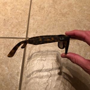 Ray Ban Justin polarized tortouise sunglasses